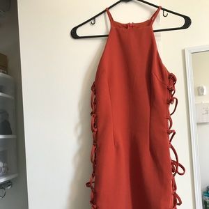 Orange LF boutique dress (bodycon)